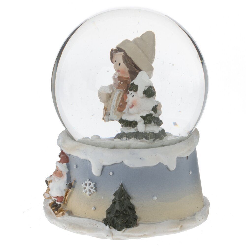 GAEM Фигурка декоративная "Дети" в стекл шаре, L7 W6,5 H8,5 см, 2в.