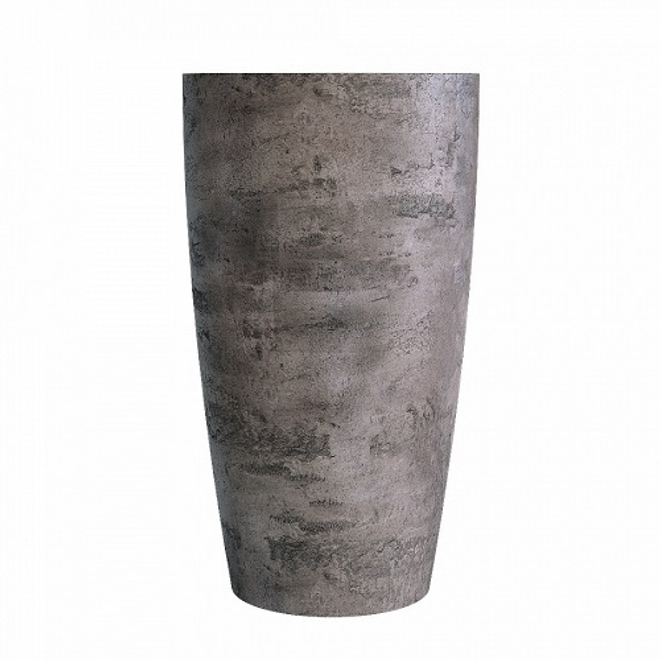 Кашпо Concretika Conus D40 H80 Concrete Grey Dark