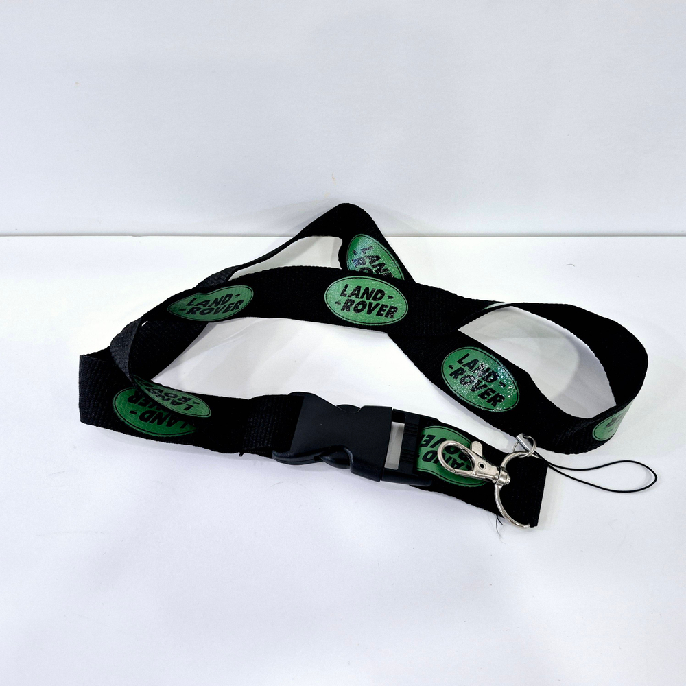 LAND ROVER (чёрный) Люкс / Брелок, шнурок для ключей на шею LAND ROVER (Лэнд Ровер), ланъярд, крафт, чёрный (1 шт)