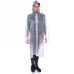 Дождевик-плащ 120 Мкрн 110*62см «Якорь» с капюшоном и завязками, на кнопках, ДоброСад