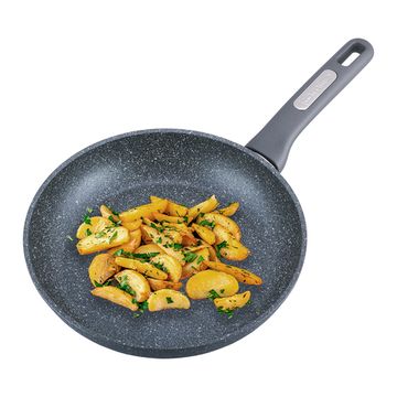 Сковорода 26 см. из литого алюминия Kamille KM 4289GR с мраморным покрытием