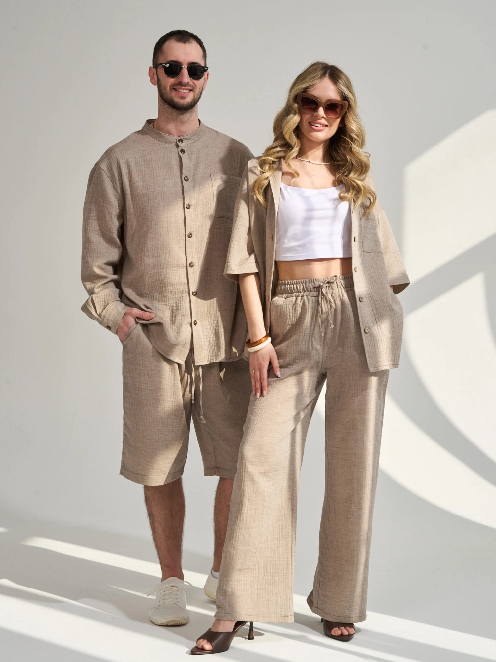 Костюм мужской "Эко-Муслин"(шорты)