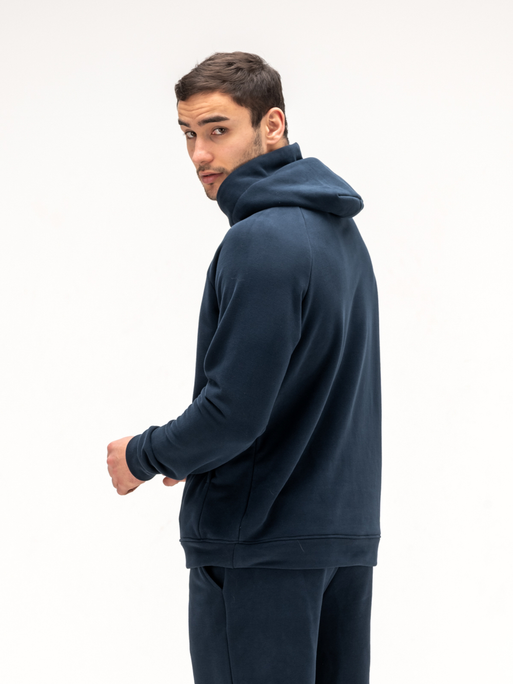 Костюм мужской спортивный (без начеса) Темно синий