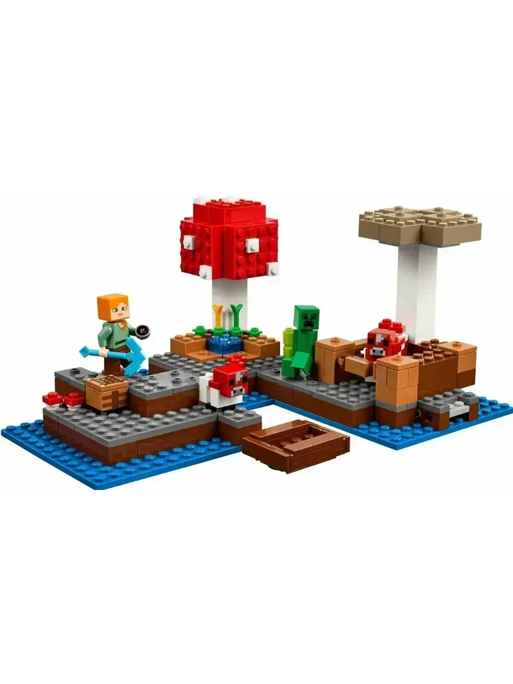 Конструктор Майнкрафт Грибной остров