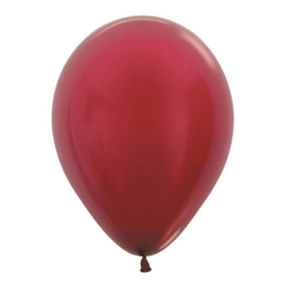 Шар (12""/30 см) Бургундия (518), металлик, 50 шт. П