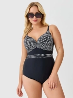 Купальник слитный зебра