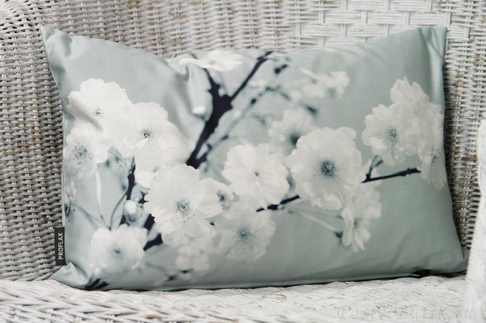 Подушка декоративная 27x43 Proflax Feda cherry flow Германия