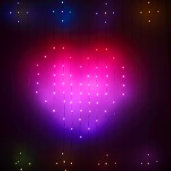 Светодиодная новогодняя гирлянда ЭРА ERASG -02 умная занавес RGB 2*2 м управление через мобильное приложение | Гирлянды