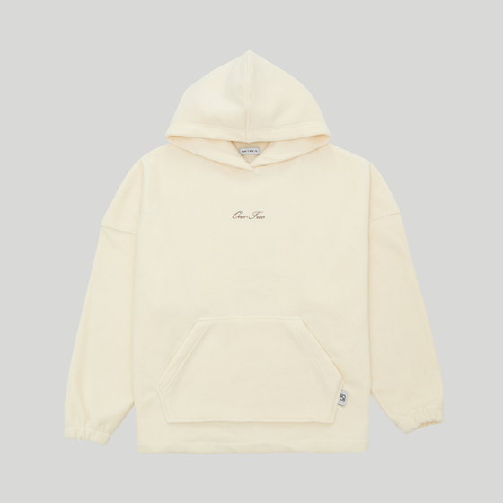 Drawstring Hoodie Cream
