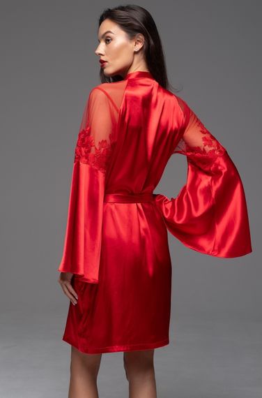 Халат Mia-Amore 4743 "Merlot" красный