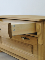 Скамья в прихожую Сюзанна из сосны, обувница