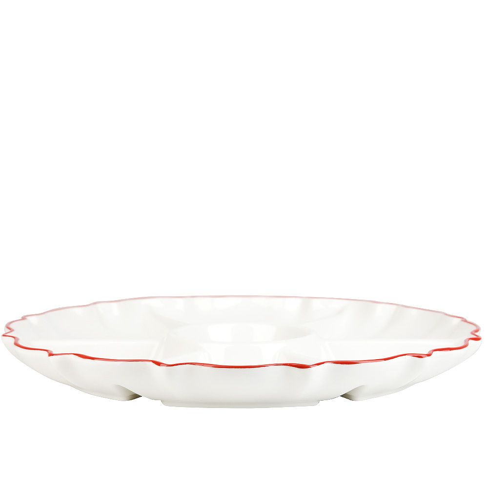 Менажница "Magic of Christmas" 31*31*3см. (фарфор) (подарочная упаковка)