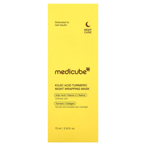 Medicube, ночная маска для лица с койевой кислотой и куркумой, 75 мл (2,53 жидк. унции)