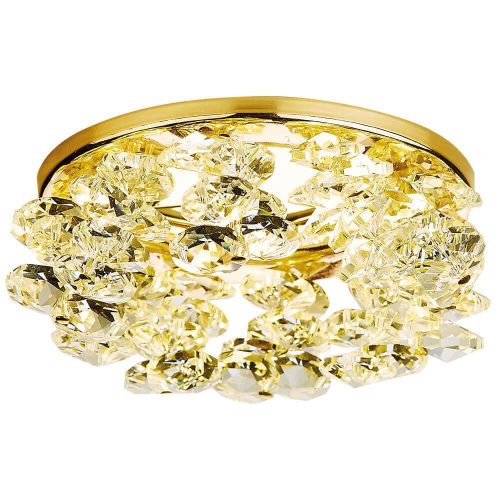 Встраиваемый точечный светильник K308 CL/G золото/прозрачный