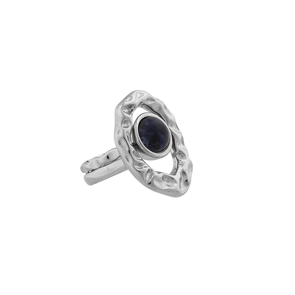 Кольцо двойное Possebon Sodalite 16.5 мм K7158.22/16.5 BL/S