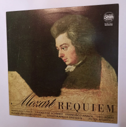 Винтажная виниловая пластинка Mozart Requiem Моцарт Реквием (GDR 1989)