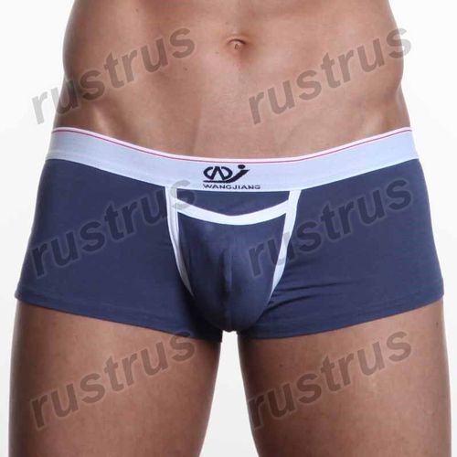 Мужские трусы хипсы синие WANGJIANG WG00002