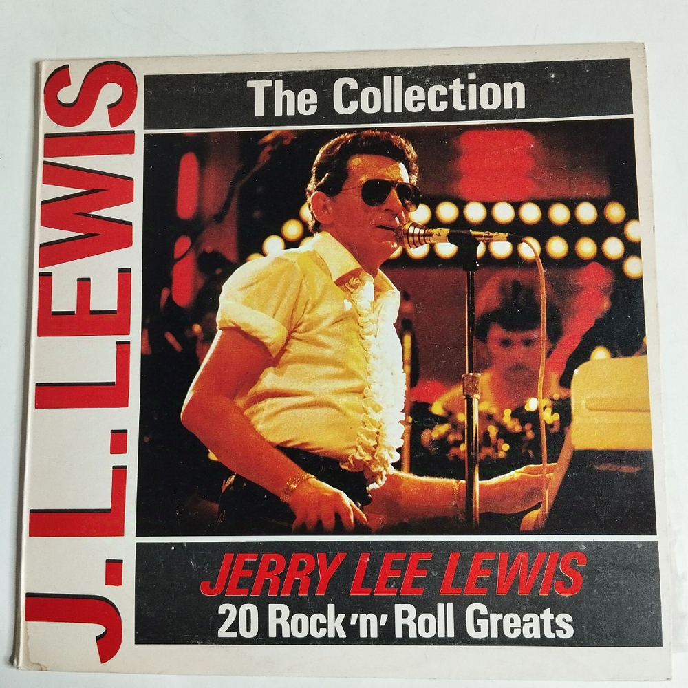 Винтажная виниловая пластинка LP Jerry Lee Lewis The Collection: 20 Rock n Roll Greats (Болгария 1988)