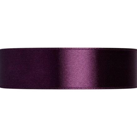 Лента атласная 25 мм, цв.156 т.фиолетов.