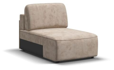 Кинг Модуль оттоманка Велюр Алькантара пепел