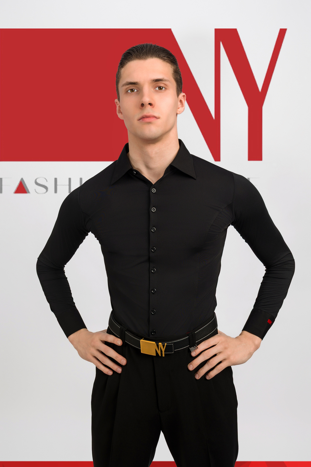 Рубашка Slim-Fit black