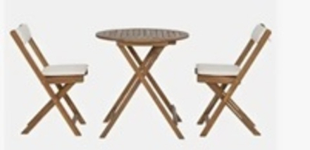 Набор мебели Garden Story Никки 1 уп (3 предмета: стол+ Стул Garden Story акация 2шт)