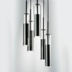 756057 Люстра CILINO 5х40W GU10 ЧЕРНЫЙ