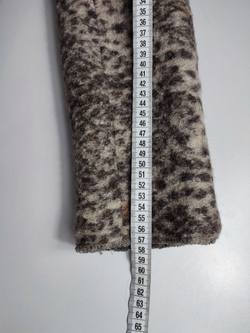 Жакет шерстяной хищной расцветки 46 размер