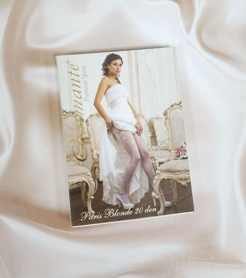 Колготки женские , белые SP PARIS BLONDE 20 , M/L