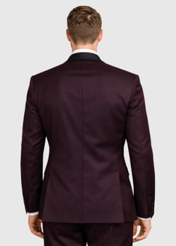 Мужской костюм смокинг (бордовый) А90