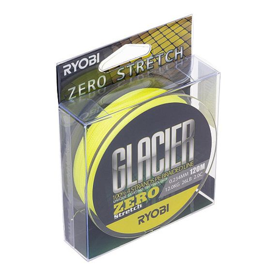 Шнур GLACLER ZERO-120M 2,0/d-0.234mm yellow Ryobi