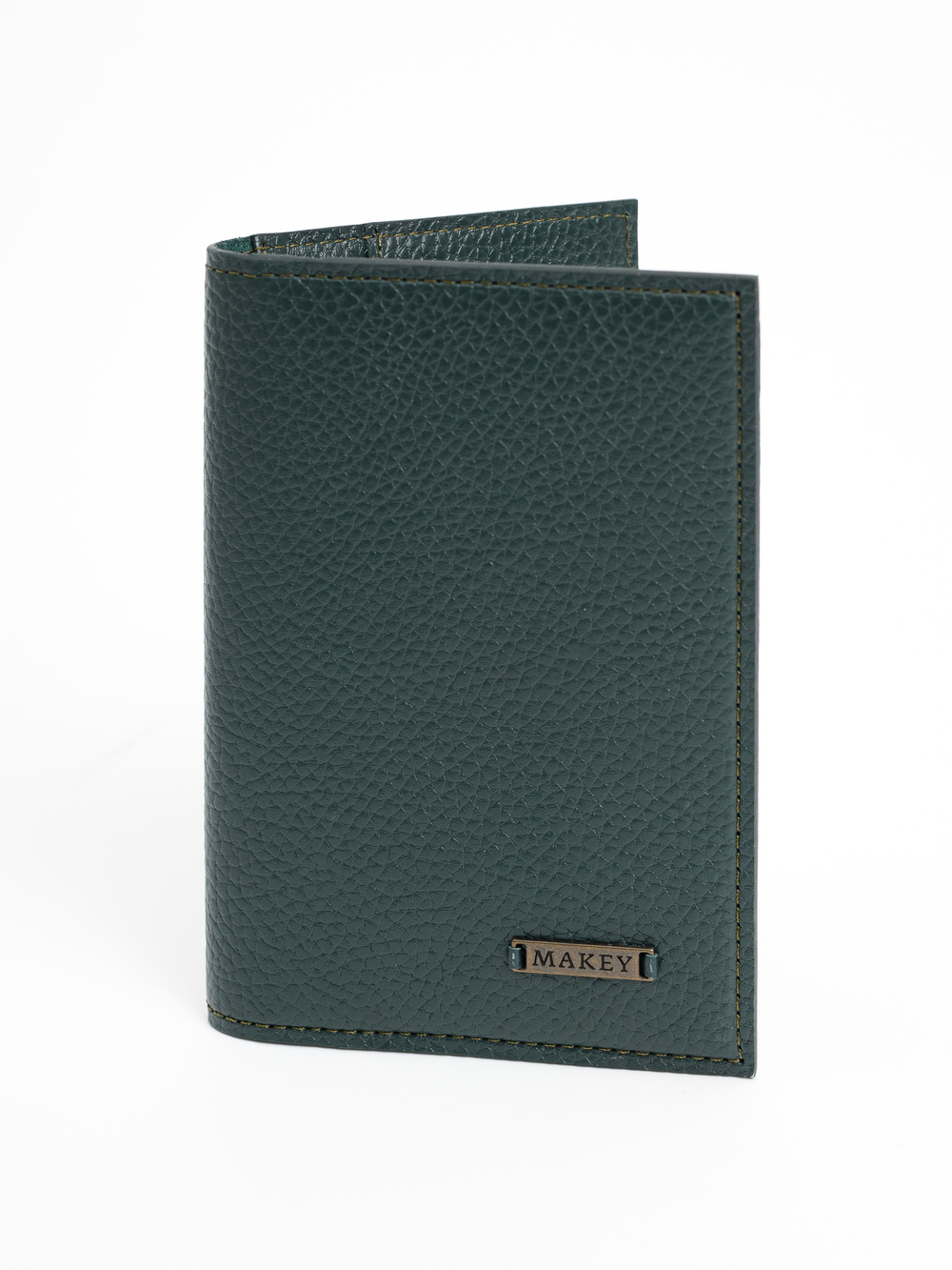 Обложка для паспорта с карманами «Классика». Цвет зелёный