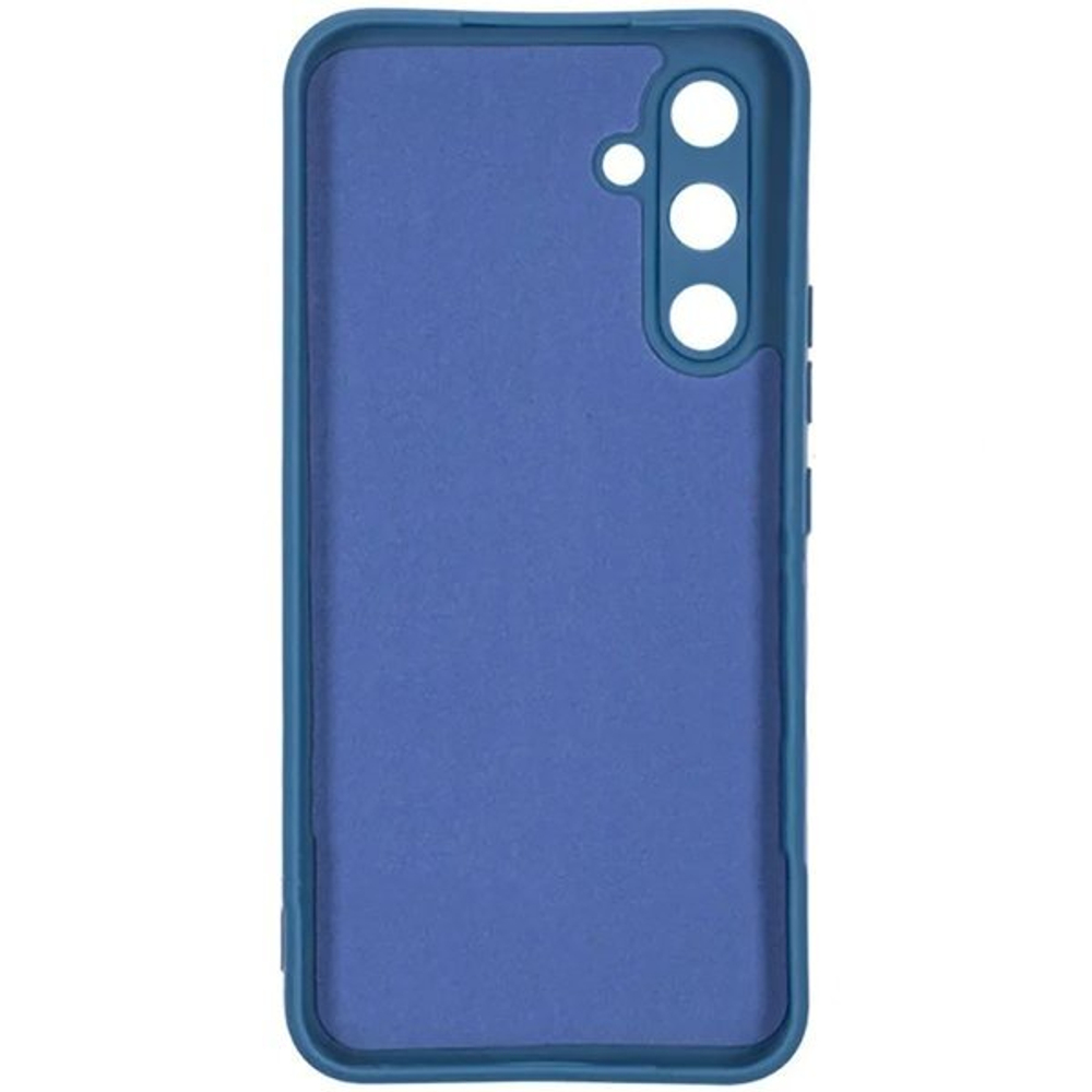 Накладка Samsung A54 5G силикон матовый темно-синий Soft Case Zibelino