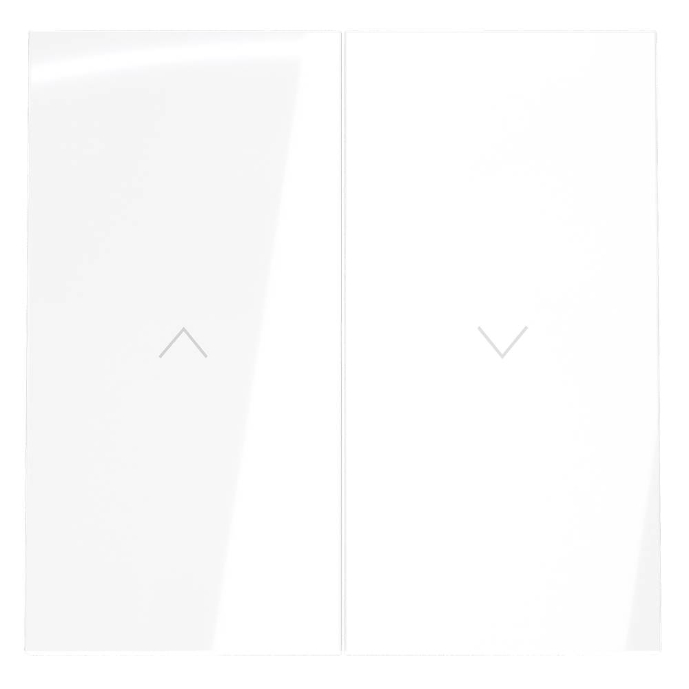 Клавиши для выключателя жалюзи, (белый глянцевый) Voltum S70 VLS002501
