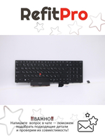 Клавиатура для Ноутбука Lenovo LenovoThinkPad P17 Gen 2 с подсветкой, раскладка - русская, черная (5M11C88885)