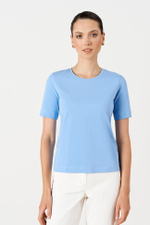 23235 Футболка женская (небесно-голубой)