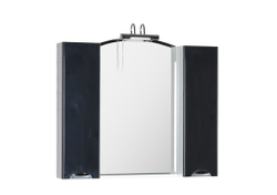 Зеркало-шкаф Aquanet Асти 105 черный