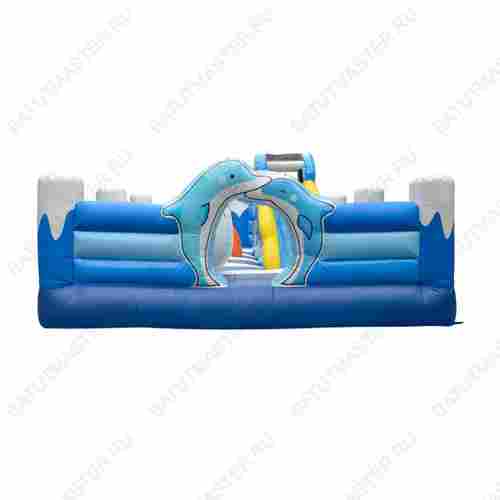 Коммерческий надувной батут "Морские приключения" 5*5*2,5 м