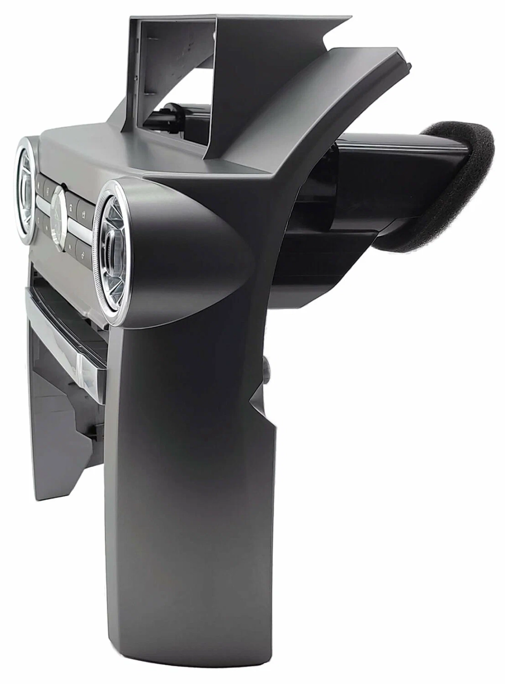 Магнитола для Land Rover Discovery 3 2005-2009 (прямые углы) - Carmedia SF-1203 монитор 12.3" в стиле Audi на Android 11, CarPlay, 4G SIM-слот