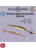 Блесна для рыбалки Dancer, 70мм, 11г, вертикальная 1 шт
