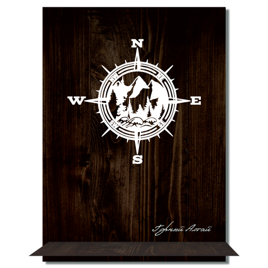 Эко подставка под телефон"Rose of wind"