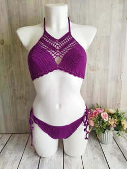 Купальник вязаный