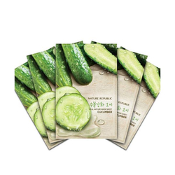 Маска для лица листовая REAL NATURE CUCUMBER MASK SHEET 23гр