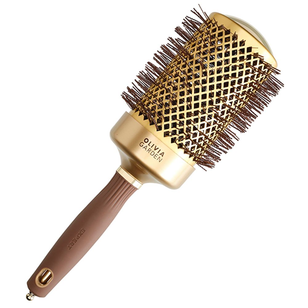 Термобрашинг EXPERT BLOWOUT SHINE Wavy Bristles Gold&Brown 65 мм Коричневый (07343)