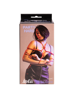 Веревка Party Hard Do Not Disturb Red, 5м