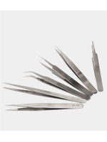 Плоский пинцет ST11, ST15, 120 мм HRC40 ( в ассортименте)