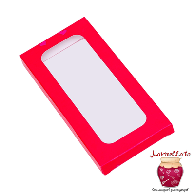 Упаковка для шоколадной плитки "Любовь это.." 171*80*14 мм (Розовая)