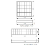 Светильник растровый накладной KANLUX NOTUS 3WS EVG 2х36 NT