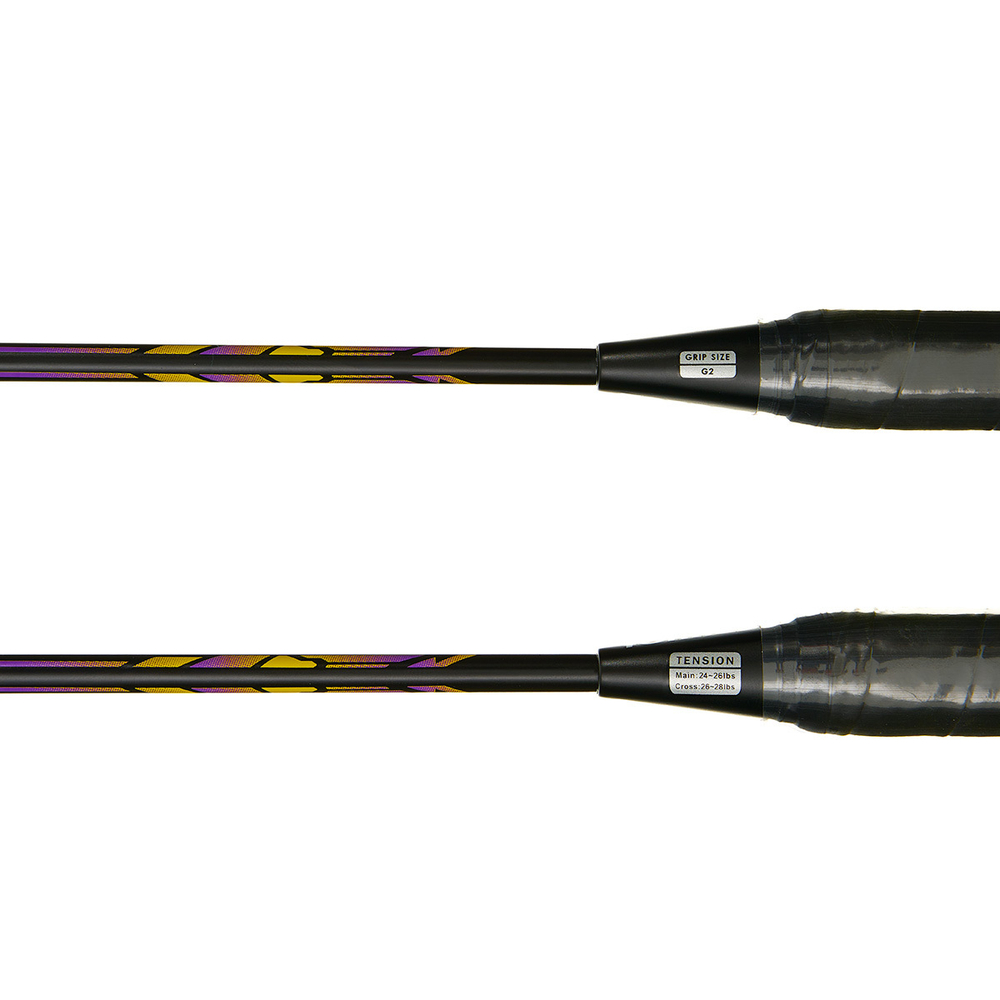 Ракетка бадм. TORRES Carbon PRO6, BD23521,для продв., стерж/обод из карбона,со струнами, фиол