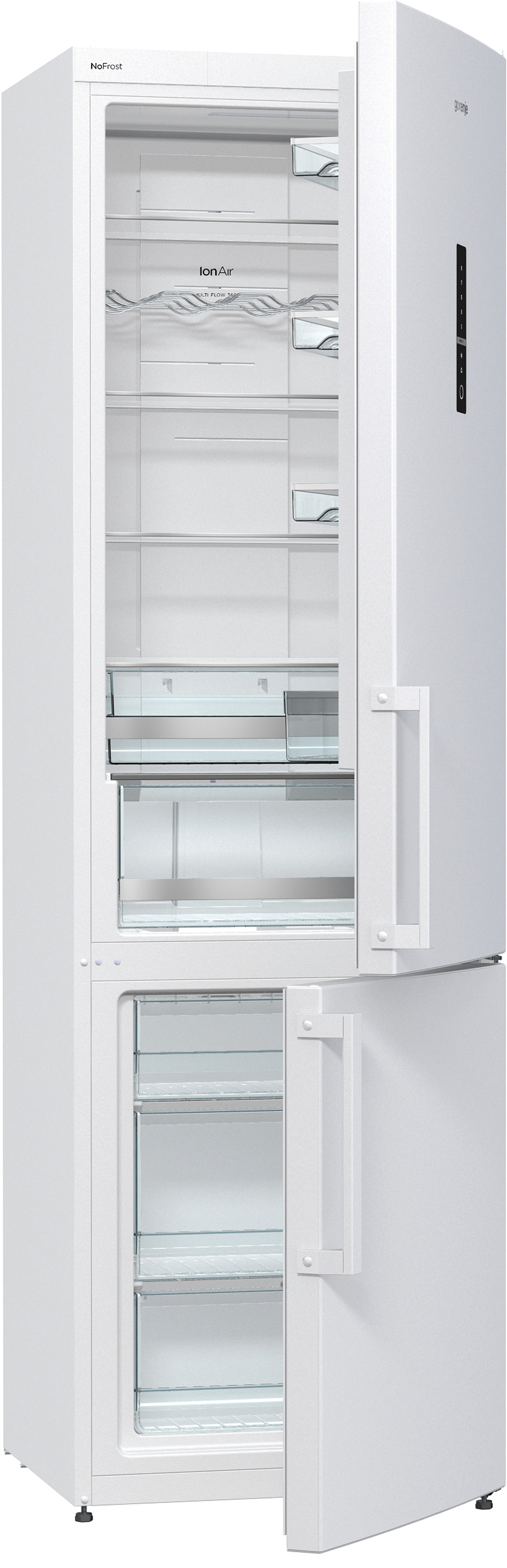 Отдельностоящий двухкамерный холодильник Gorenje NRK 6201 MW